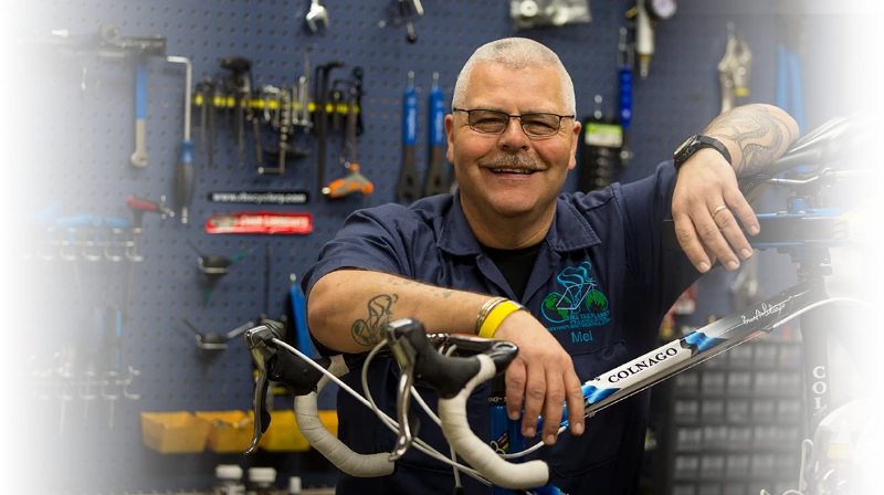Bike shop owner with extra credit.